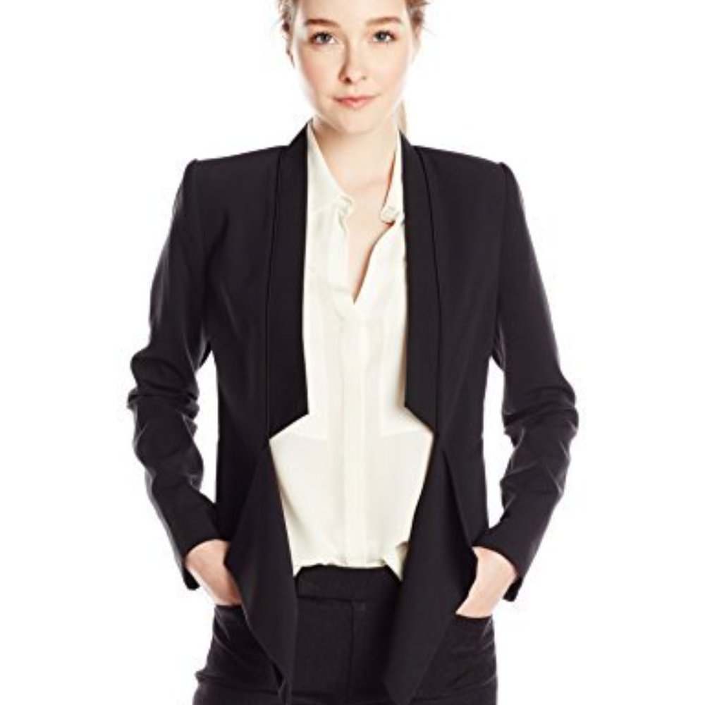 NWOT BCBG Candice blazer black size xs